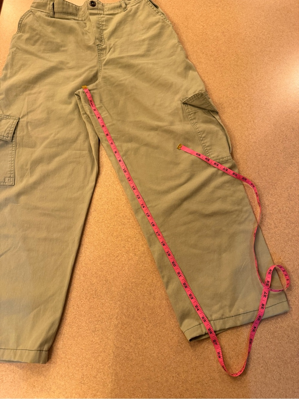 wild fable Wide Leg Cargo Pants in light Green - Picture 4 of 5